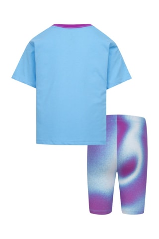 Tshirt et cycliste tie and dye Lemonade - Bleu et violet