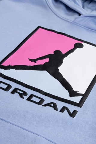 Sweat à capuche - Blanc, noir, bleu et rose