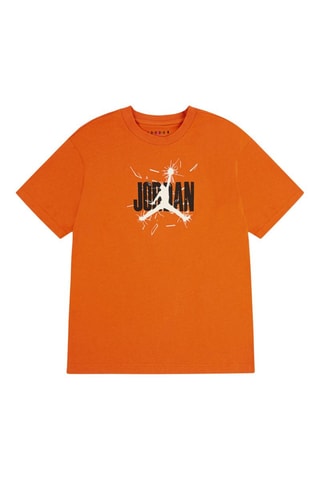 Tshirt - Blanc, noir et orange