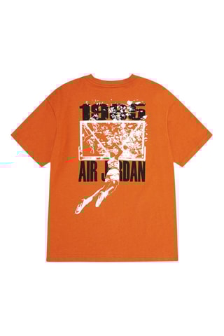 Tshirt - Blanc, noir et orange