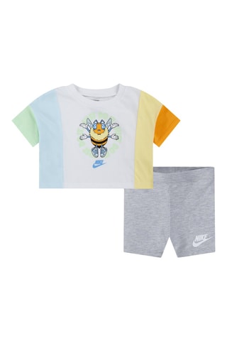 T-shirt et cycliste - Gris