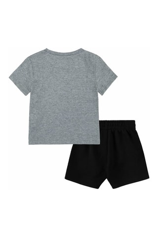 Tshirt et short - Blanc, noir et gris