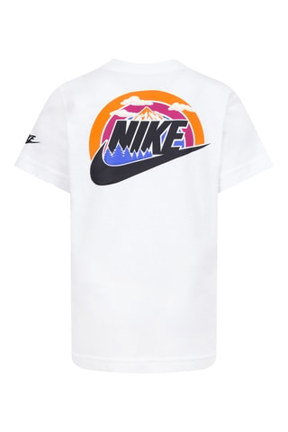 Tshirt - Blanc, noir, orange et violet