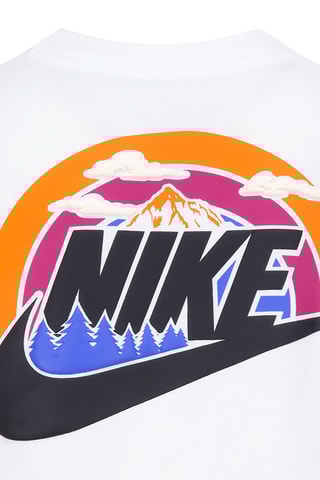 Tshirt - Blanc, noir, orange et violet