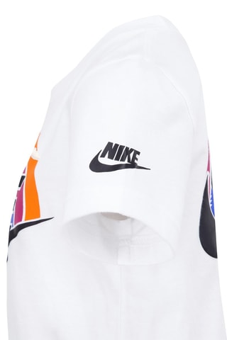 Tshirt - Blanc, noir, orange et violet