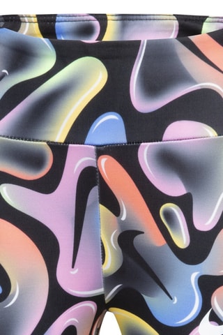 Legging - Noir, bleu et rose