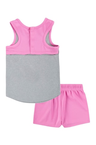 Débardeur et short - Rose et gris