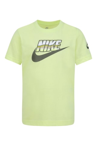T-shirt - Nike - Blanc, vert et jaune