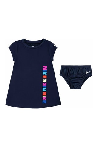 Robe et culotte - Rouge, bleu et rose