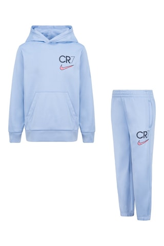 Sweat à capuche et pantalon - Noir, rouge et bleu