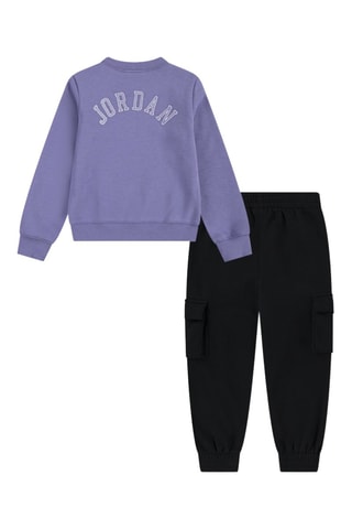 Sweat et legging - Blanc, noir et violet
