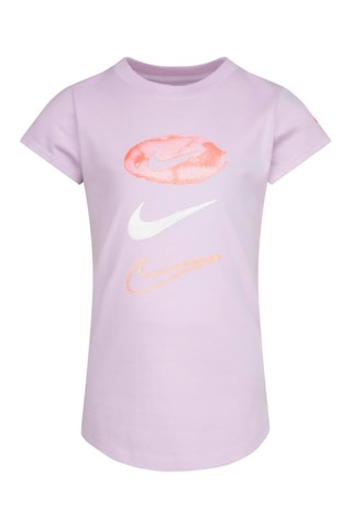 Tshirt - Blanc, rouge, violet et rose