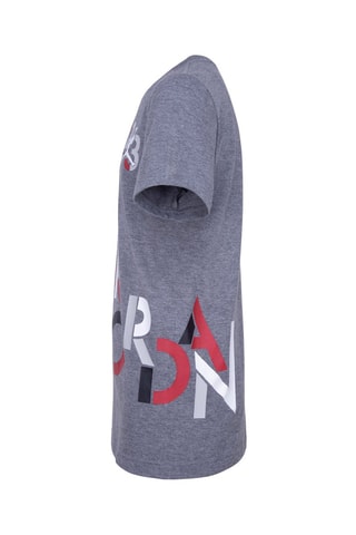 Tshirt - Blanc, noir, rouge et gris