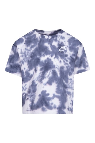 Tshirt tie and dye - Blanc et bleu