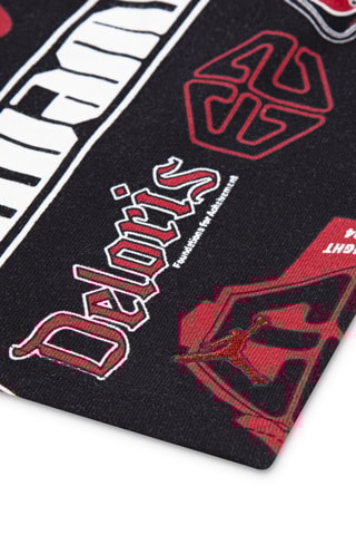 Tshirt et short Brooklyn - Blanc, noir et rouge