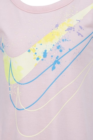 Tshirt sans manches et cycliste tie and dye Just Diy It - Blanc, jaune et rose