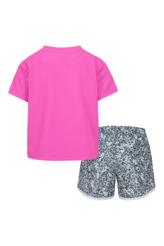 Tshirt et short Game - Rose et gris