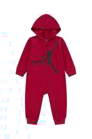 Grenouillère à capuche - Rouge