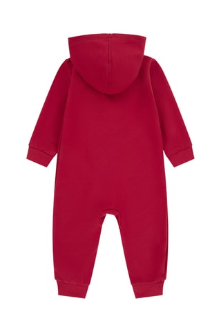 Grenouillère à capuche - Rouge