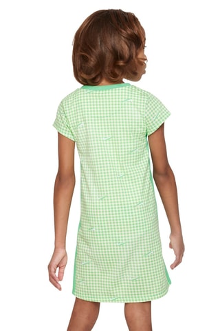 Robe  Tshirt - Blanc, vert et rose