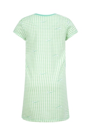 Robe  Tshirt - Blanc, vert et rose
