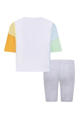 Tshirt et cycliste - Blanc et gris
