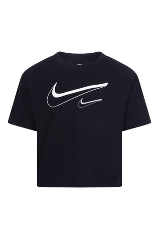 Tshirt Swoosh Boxy - Noir