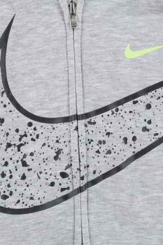 Sweat à capuche - Noir, vert et gris