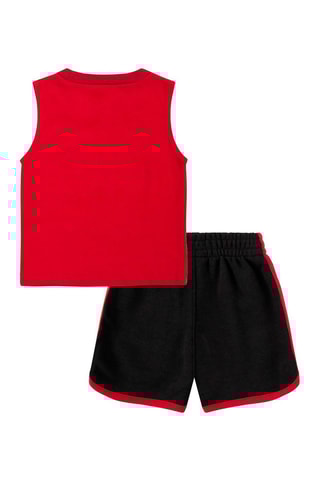 Débardeur et short - Noir et rouge