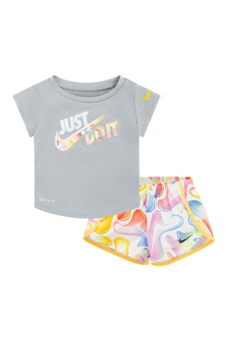 Tshirt et short - Multicolore et gris