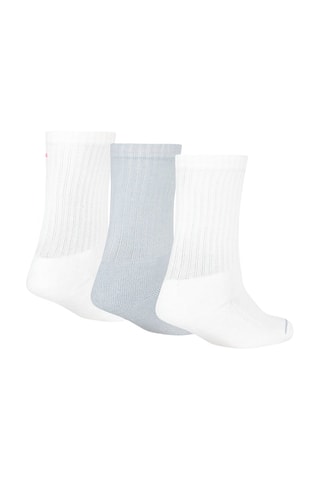 3 paires de chaussettes - Blanc, rose et gris