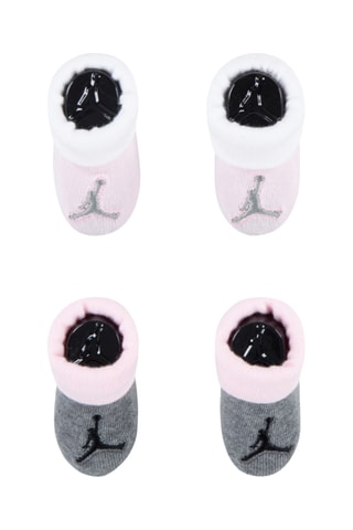 2 paires de chaussons Jumpman - Jordan - Rose