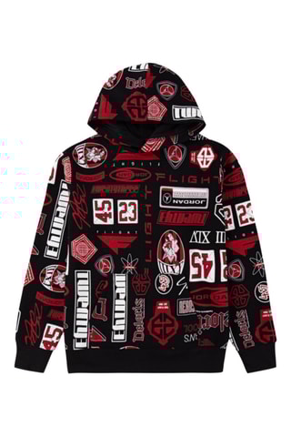 Sweat à capuche Essentials - Jordan - Blanc, noir et rouge