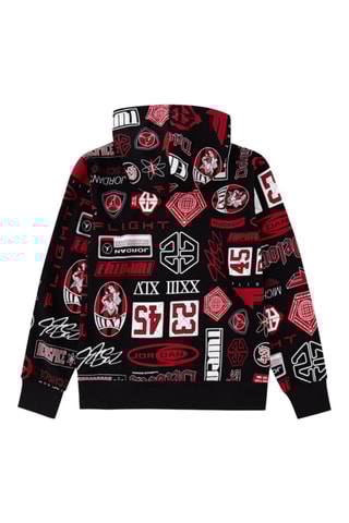 Sweat à capuche Essentials - Jordan - Blanc, noir et rouge