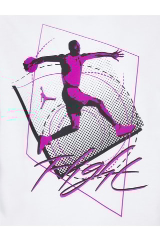 Tshirt Flight Time Warp - Blanc, violet et noir