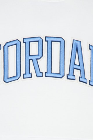 Sweat à capuche See Me Shine - Blanc et bleu