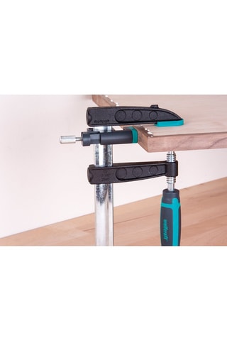 2 prensas para cantos KS 24, para todos los sargentos de fijación Wolfcraft