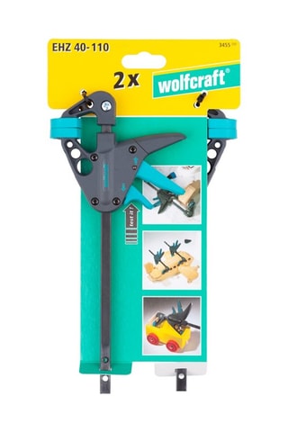 2 minisargentos monomanuales EHZ 40-110 Wolfcraft