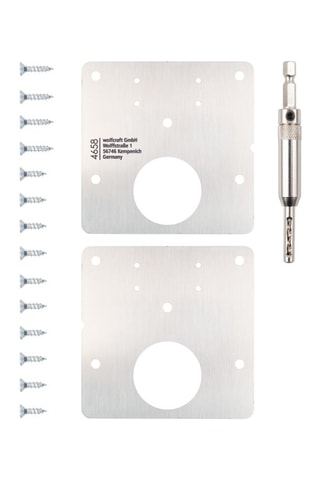 Kit de réparation pour charnières invisibles - Côté porte, 17 pièces