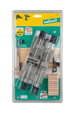 Kit d'assemblage bois universel Wolfcraft 44 pièces