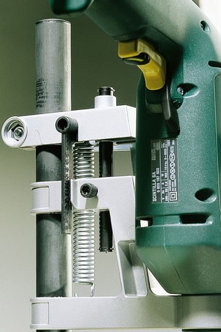 Support de perçage avec colonne ronde Wolfcraft