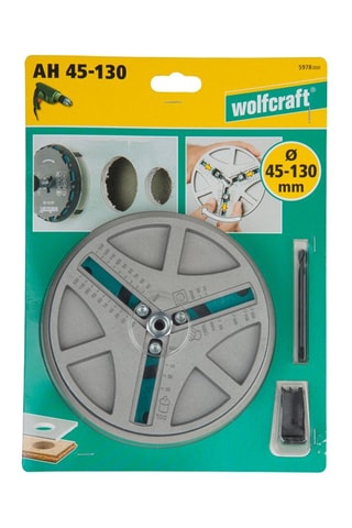 Scie cloche réglable AH 45-130 Wolfcraft