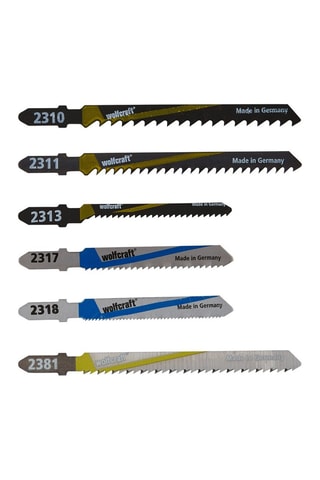 10 lames SS de scie sauteuse Wolfcraft