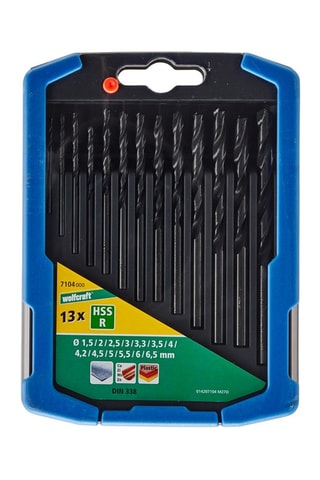 Coffret 13 forets à métaux  Wolfcraft