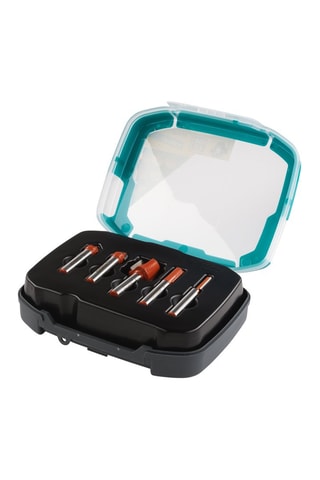 Coffret fraises à rainurer CT Wolfcraft 5 pièces