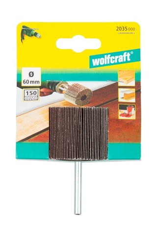 Roue abrasive à lamelle T Wolfcraft  Ø 60 x 40 mm