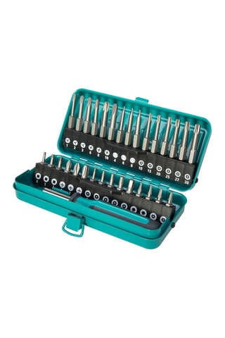 Estuche de puntas para atornillado de seguridad Wolfcraft - 31 unidades