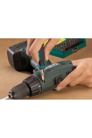 Estuche de puntas para atornillado de seguridad Wolfcraft - 31 unidades