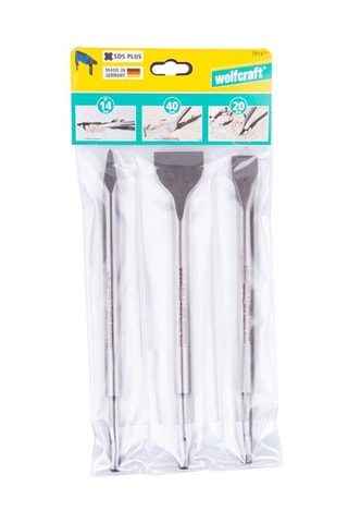 Lot de burins Wolfcraft  3 pièces