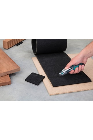 Cúter seguro 2 en 1 con cuchilla trapezoidal Wolfcraft